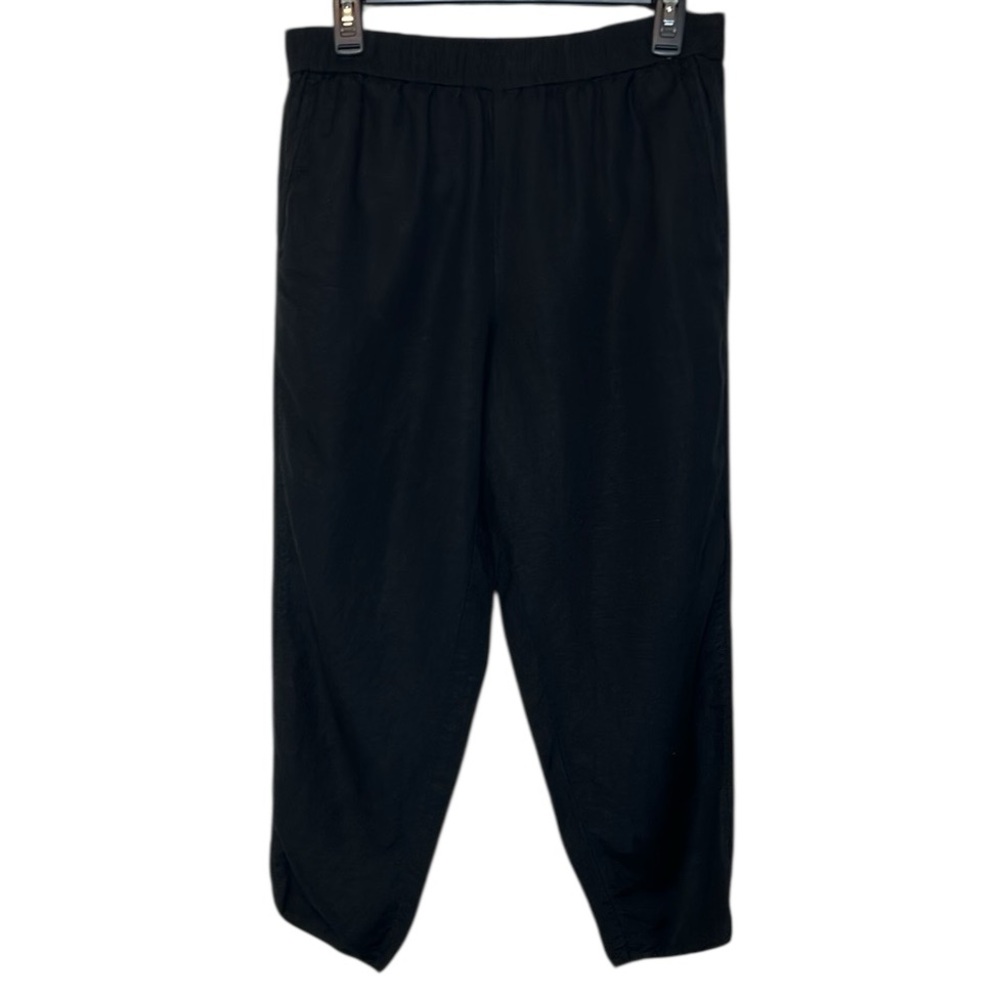Madewell Chino Linen Black Pants Size Medium